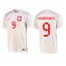 Maillot de foot Pologne Robert Lewandowski #9 Domicile vêtements Monde 2022 Manches Courtes
